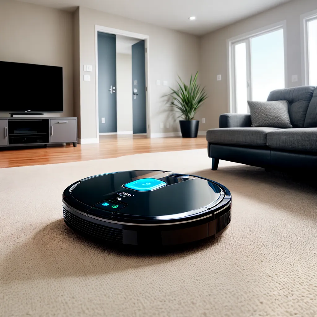 aspirador robotico limpeza moderno