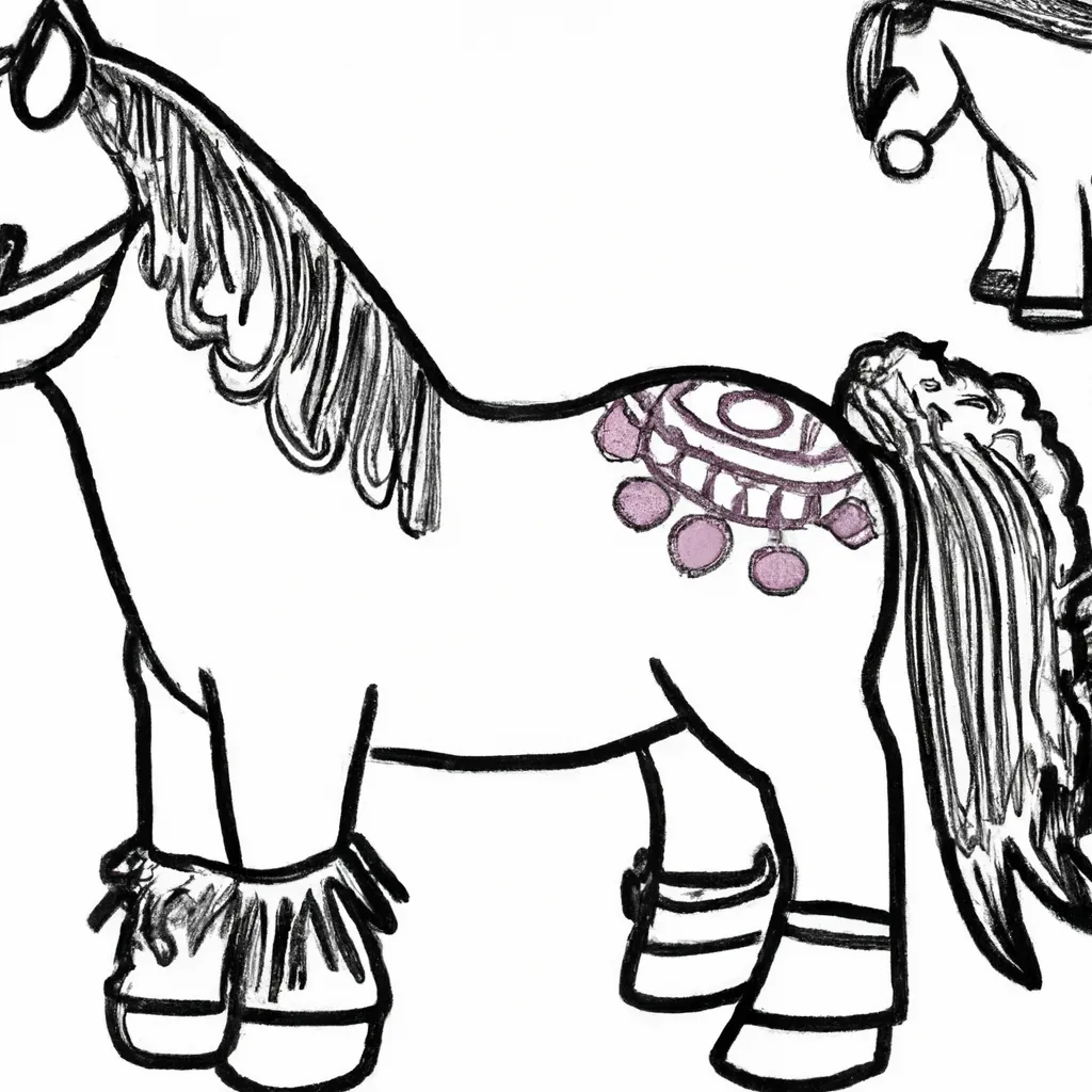 Desenhos de Mulas Resistentes para Imprimir e Colorir