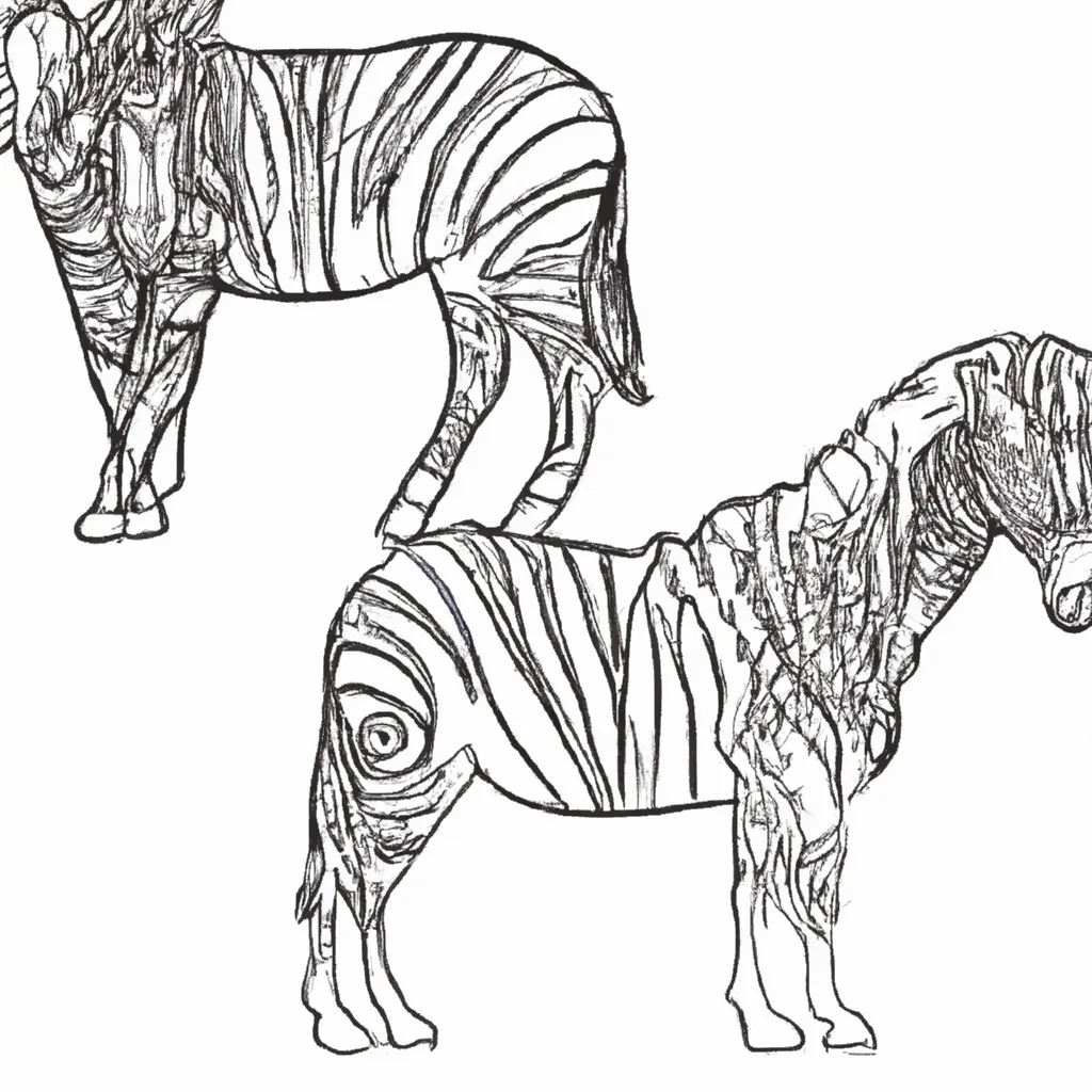 desenhos zebras grevy imprimir colorir 1