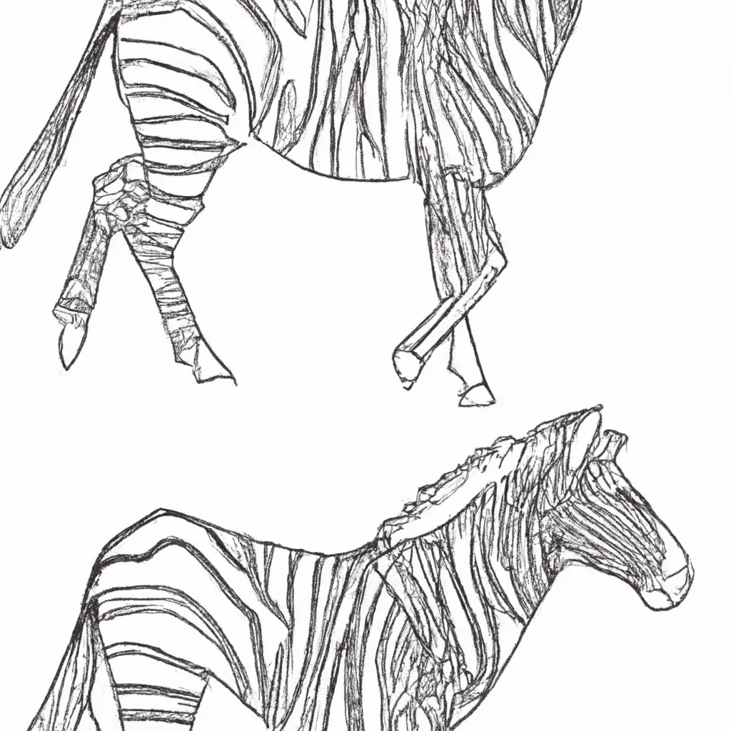 desenhos zebras grevy imprimir colorir 2