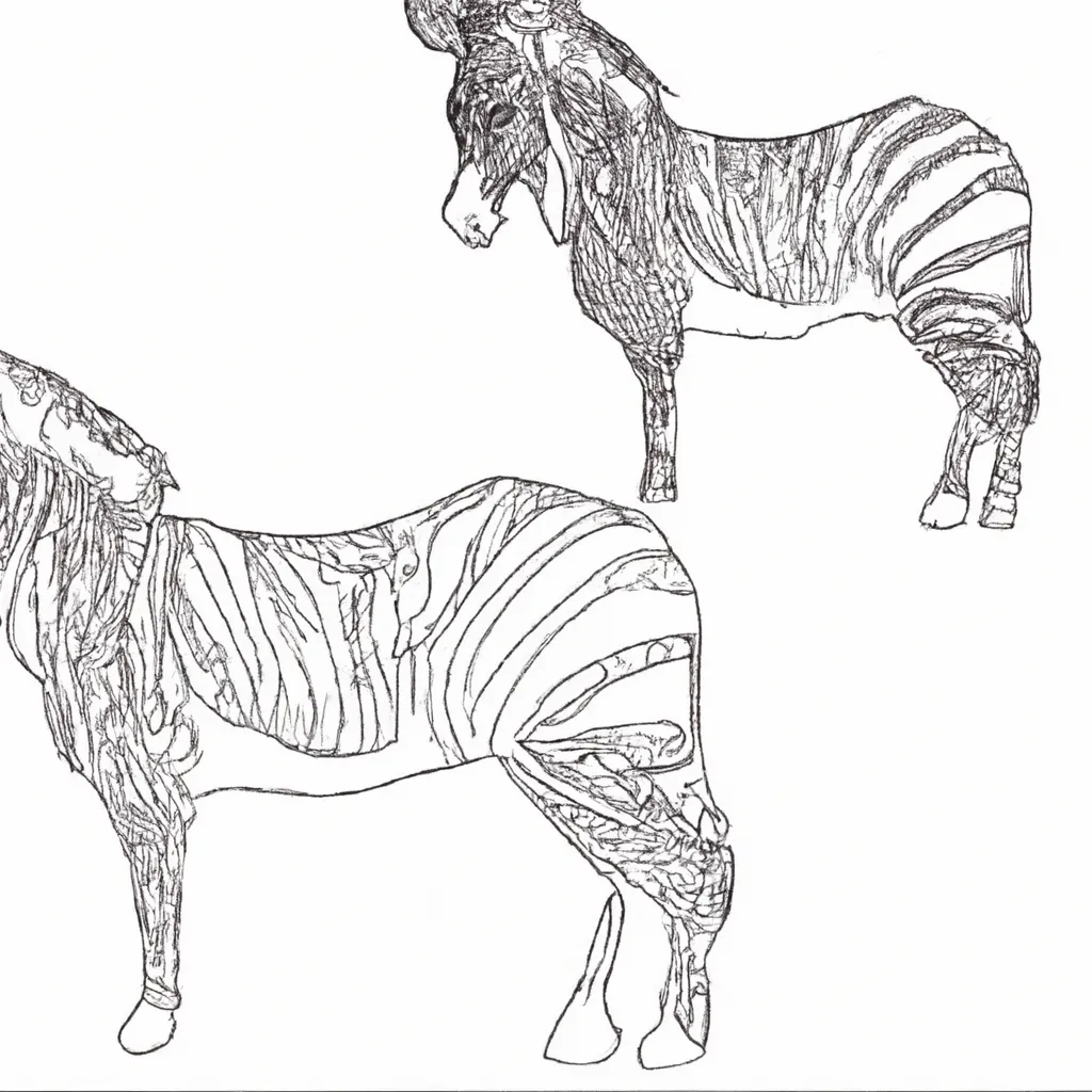desenhos zebras grevy imprimir colorir 6