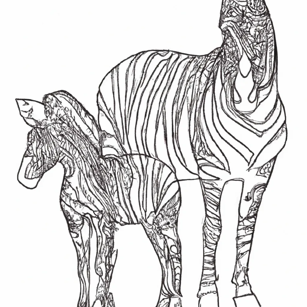 desenhos zebras grevy imprimir colorir 9