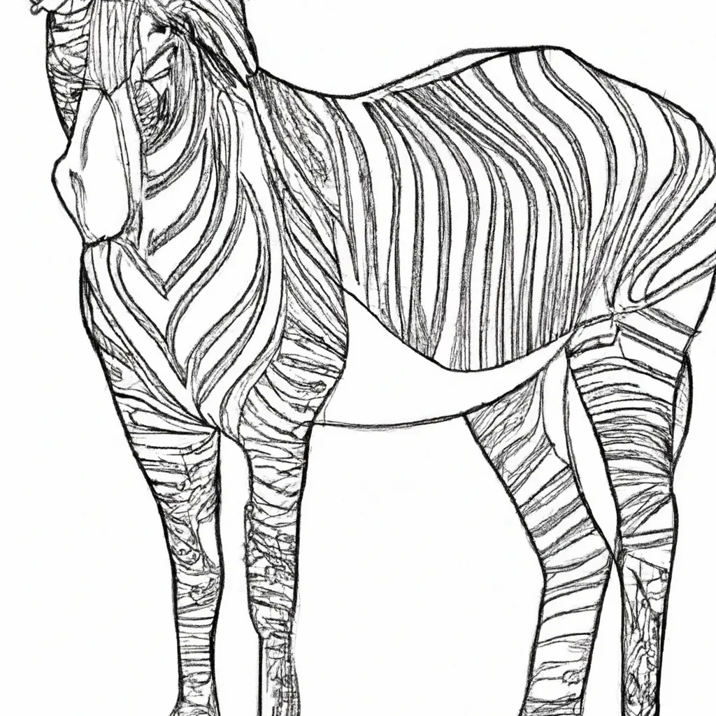 desenhos zebras grevy imprimir colorir 11