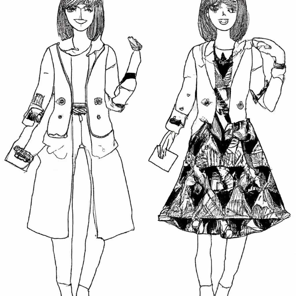 Colorindo a Moda: Desenhos de Estilistas para Pintar