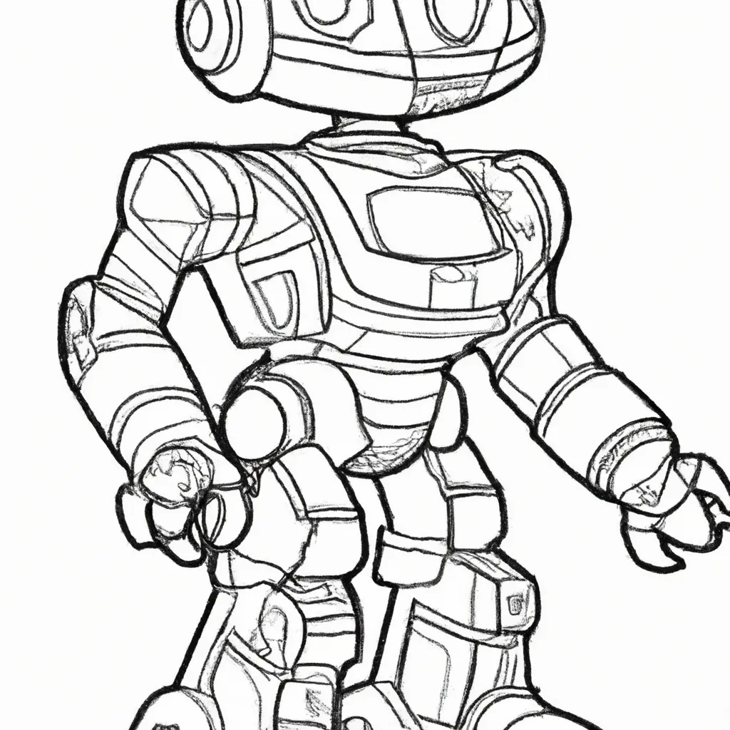 desenhos brinquedos robos pintar cores futuro 14