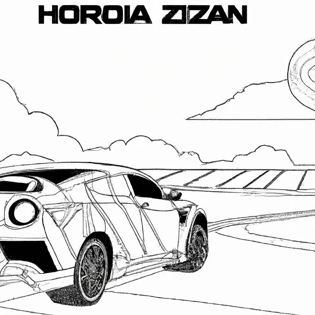 Forza Horizon: Desenhos para Colorir e Acelerar