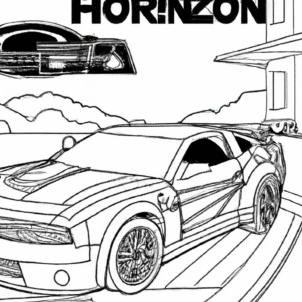Forza Horizon: Desenhos para Colorir e Acelerar