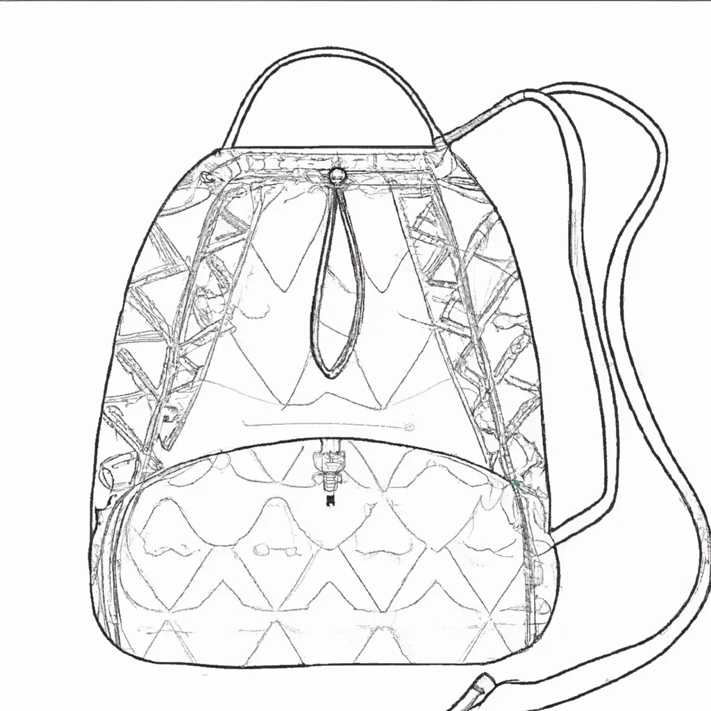Como Desenhar e Colorir Mochilas na Moda