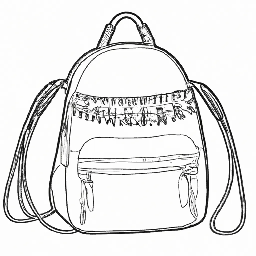 Como Desenhar e Colorir Mochilas na Moda