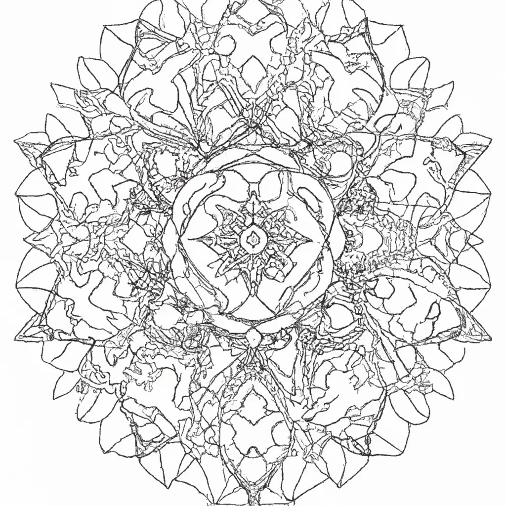 O Despertar da Arte Indiana: Mandalas para Colorir