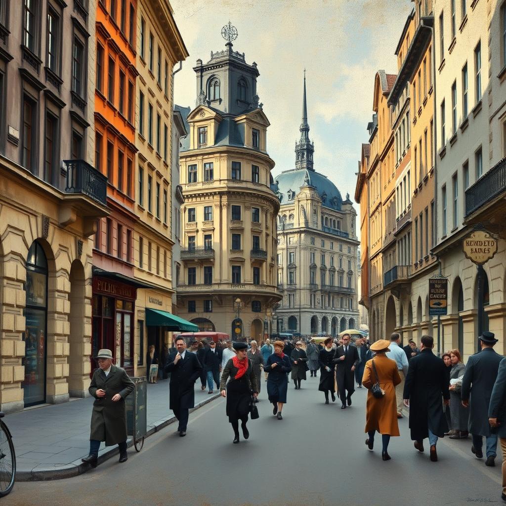 Pintura de uma rua em Berlim (1914): Características e Interpretação