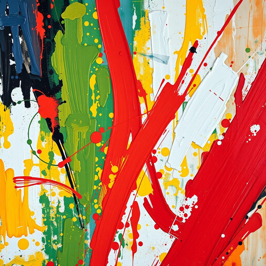 Pinturas por estilo: Gestualismo: Características e Interpretação