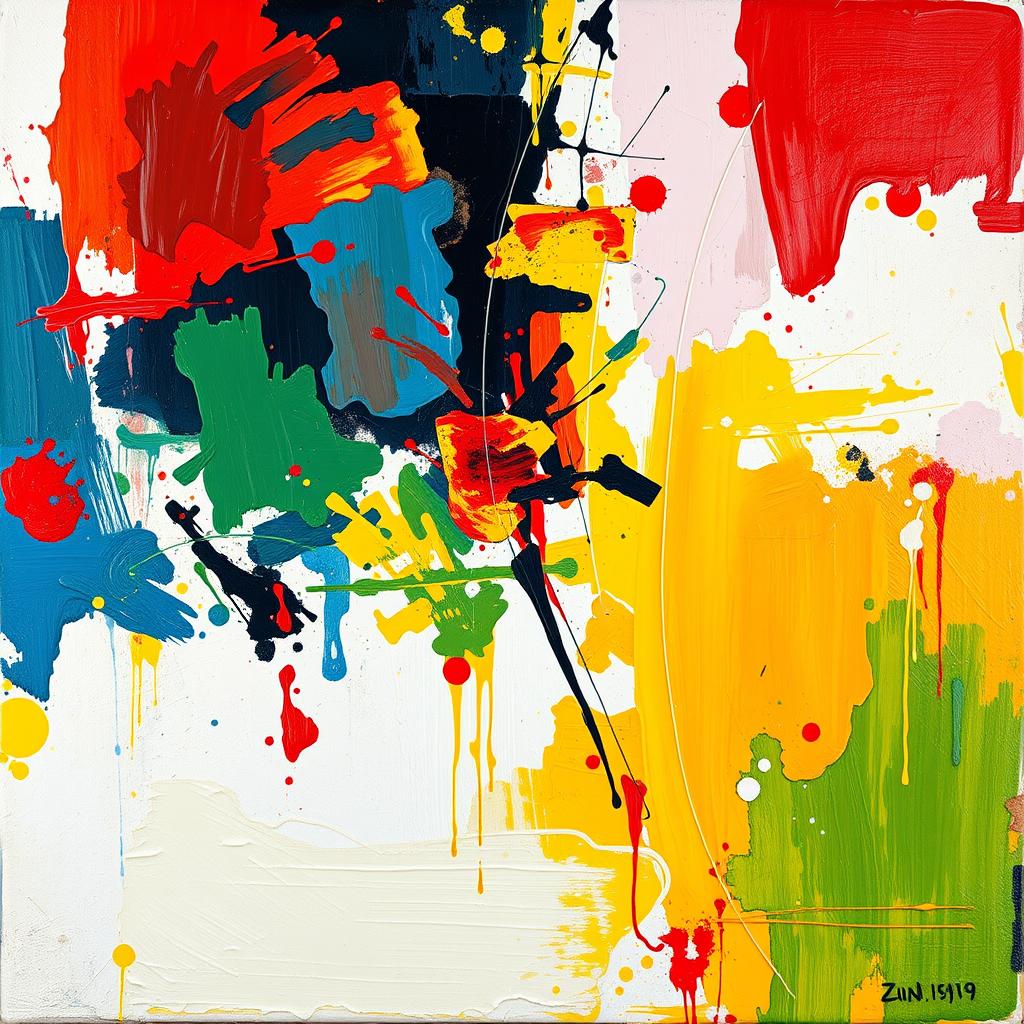 Pinturas por estilo: Gestualismo: Características e Interpretação