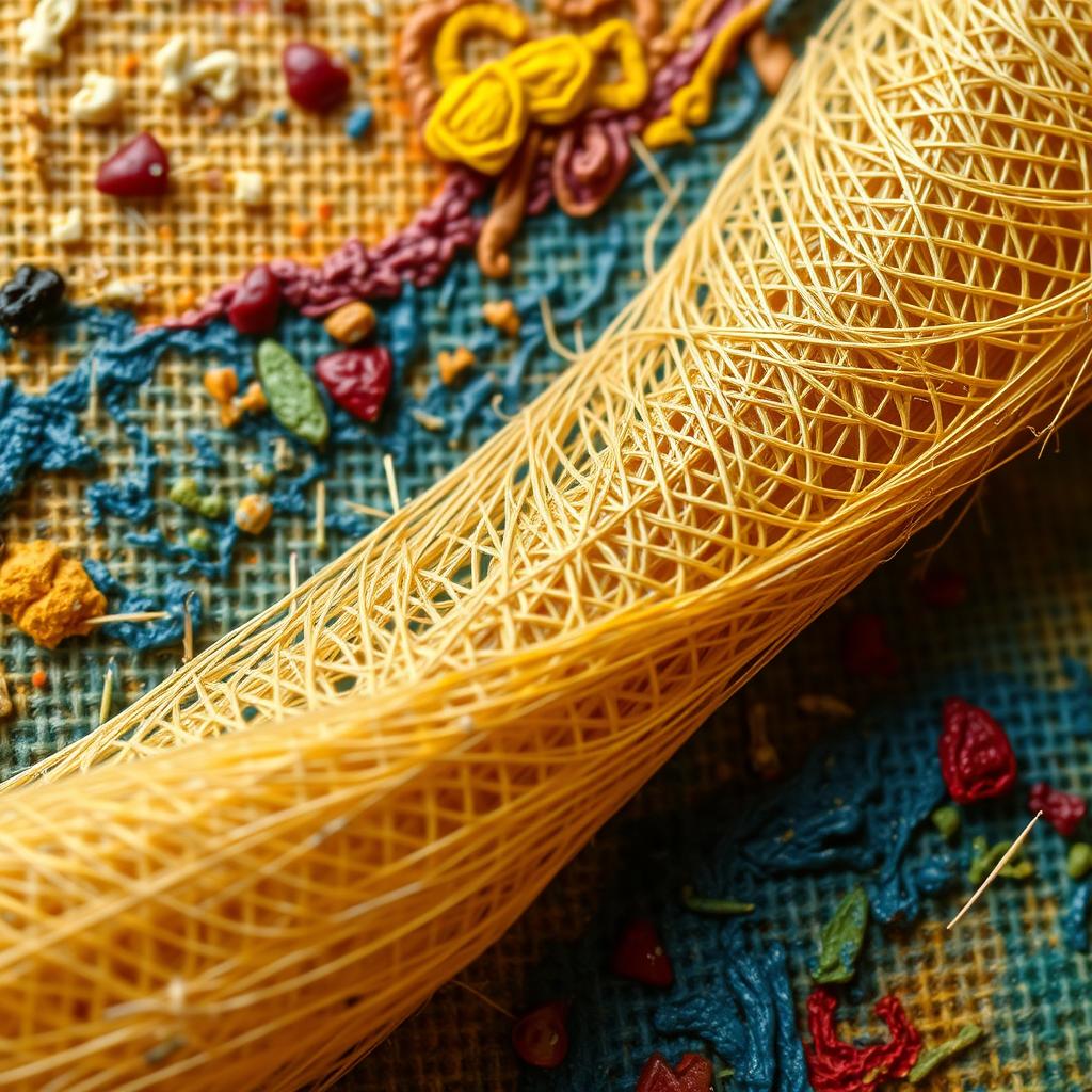 Pinturas por meio de juta: Características e Interpretação