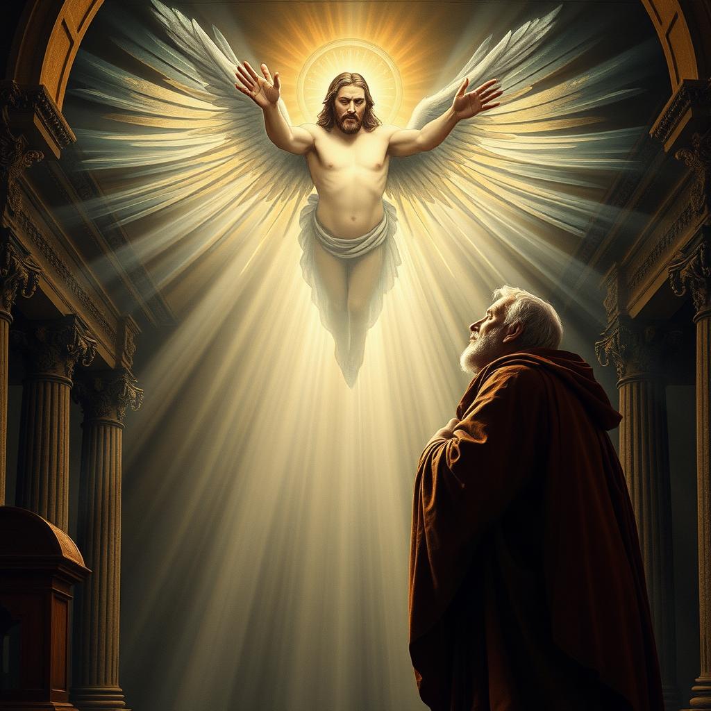 Anjo aparecendo a Zacarias (1490): Características e Interpretação