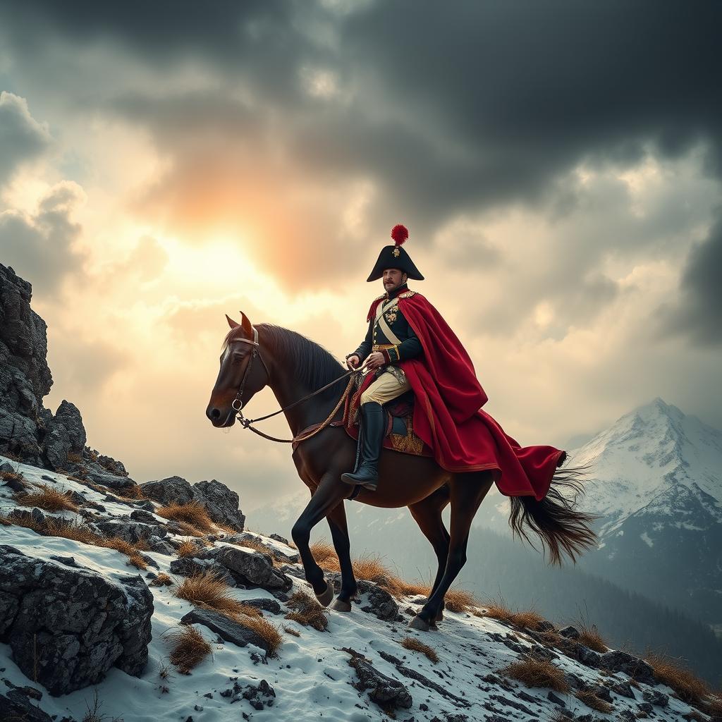 Bonaparte Cruzando os Alpes (1850): Características e Interpretação