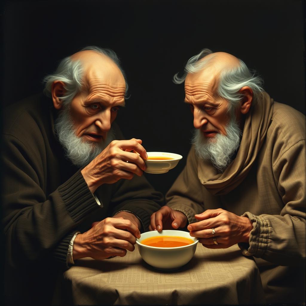 Dois velhos comendo sopa (1823): Características e Interpretação