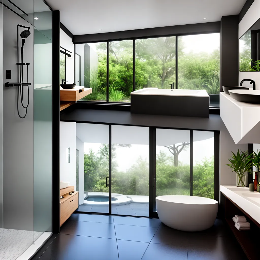 PORCELANATO PRETO: Transforme seu Banheiro num Spa Luxuoso!