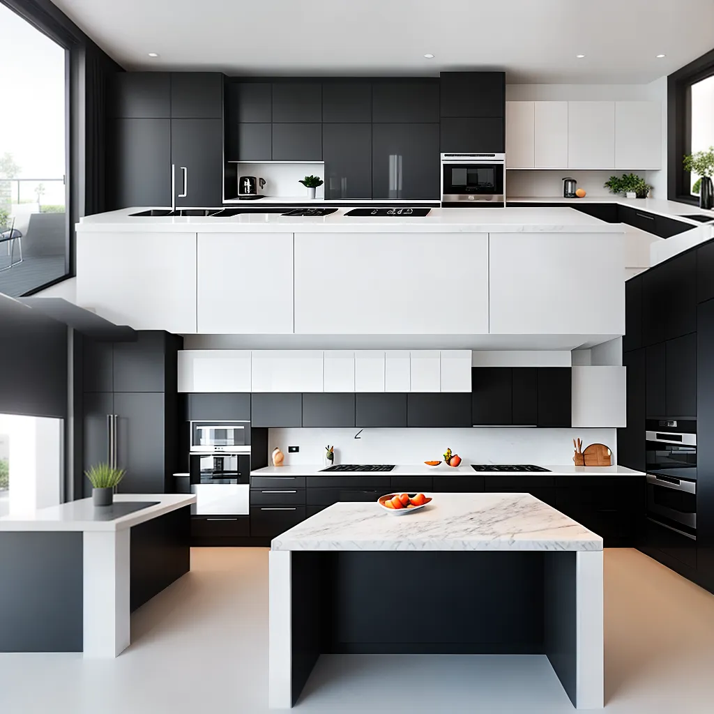 Usando porcelanato preto para um DESIGN de Cozinha Contemporâneo!