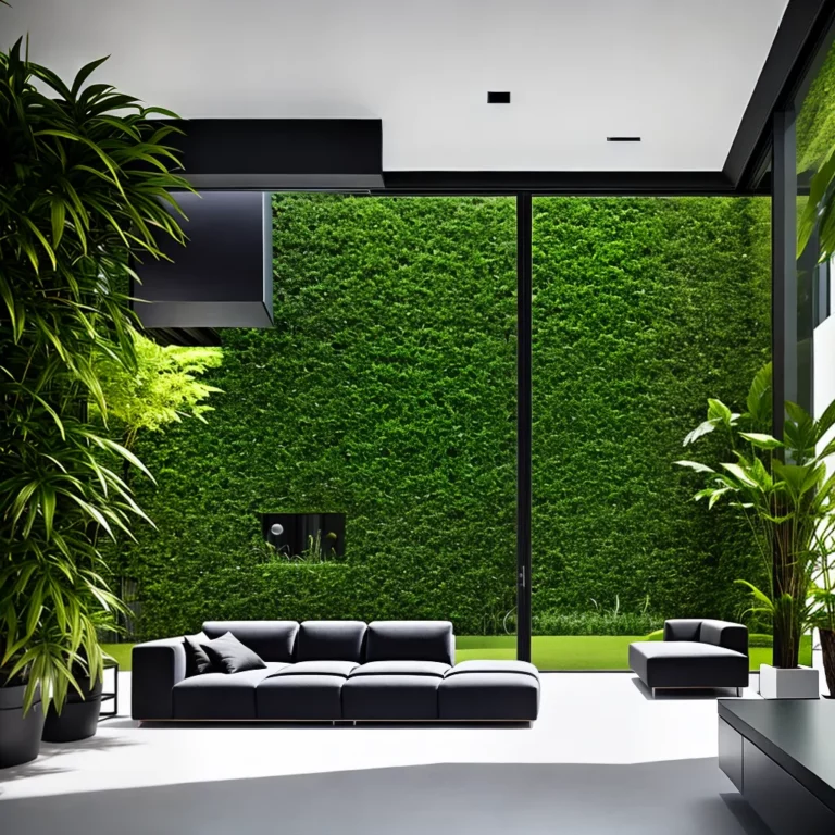 A Harmonia do PORCELANATO PRETO com Plantas na Decoração!