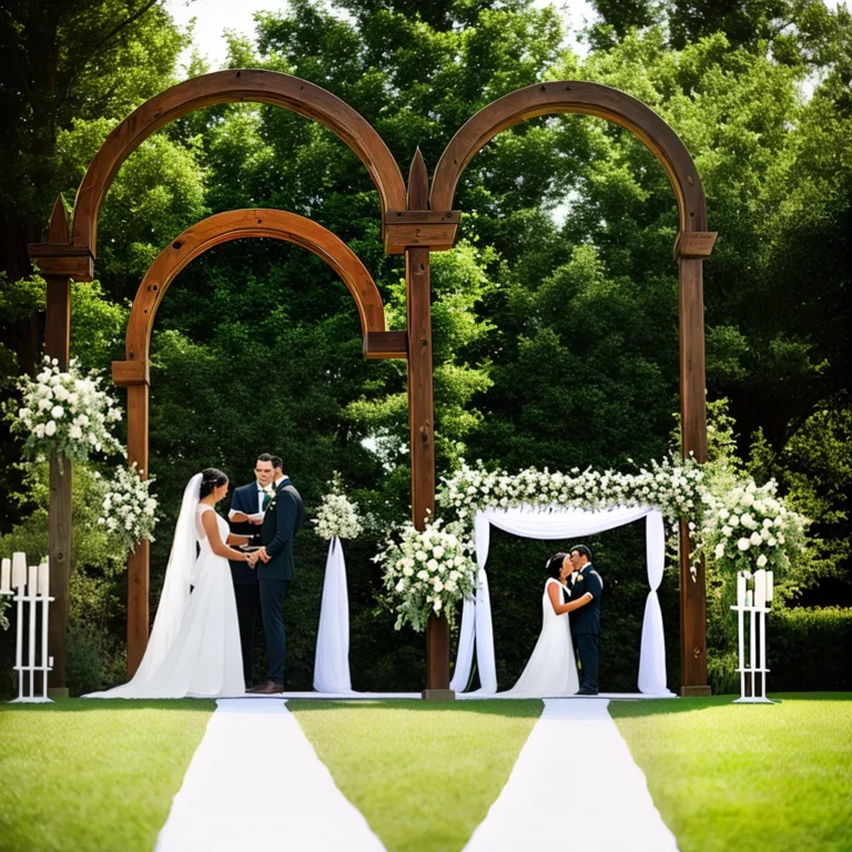 Como decorar uma cerimônia de casamento rústica elegante.