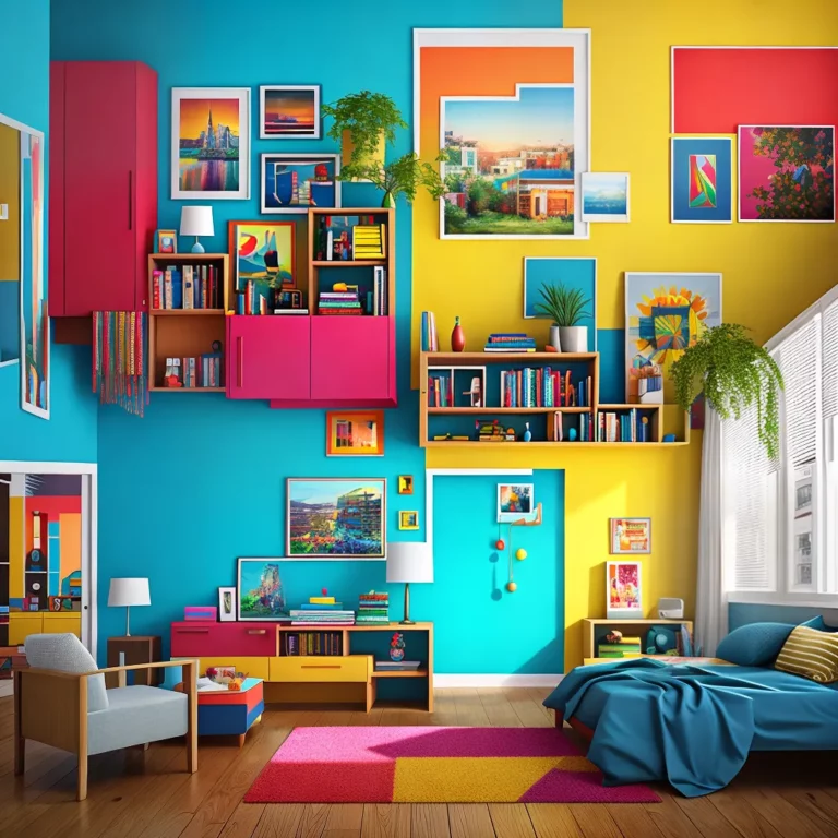 Pintura de casas e o uso de cores em espaços de convivência