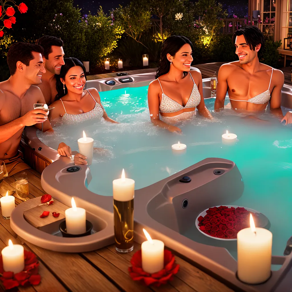 Fotos banho quente romantico champagne velas