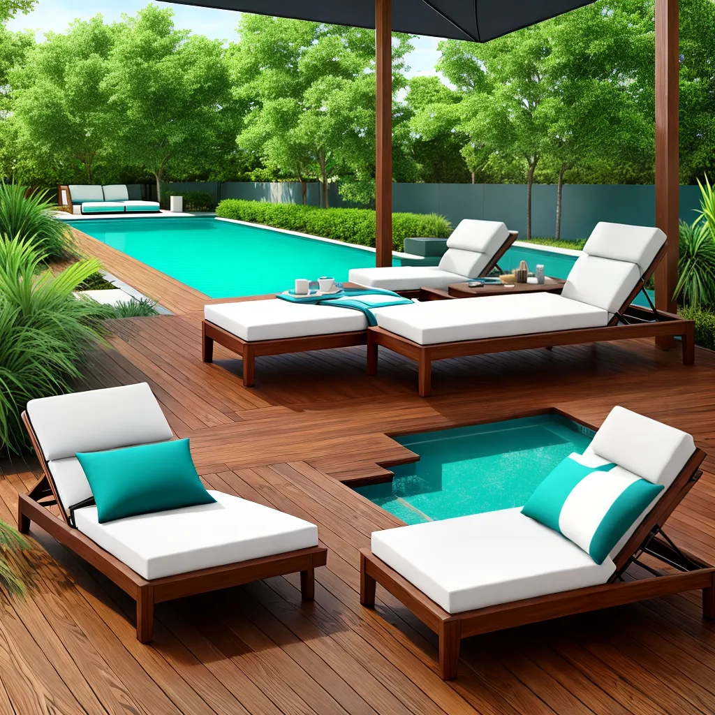 Fotos cadeira deck piscina natureza