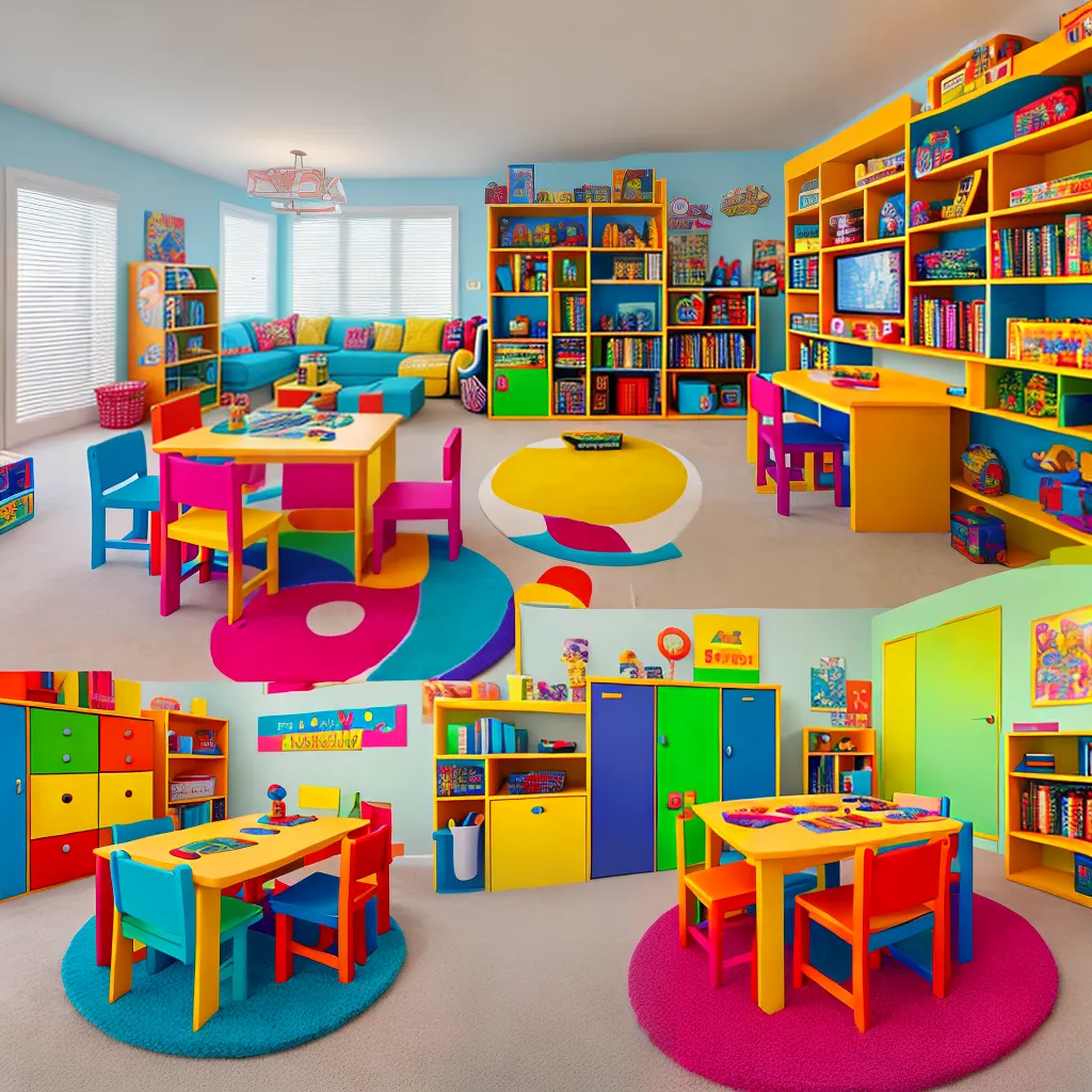 Fotos sala brincar infantil divertida organizada