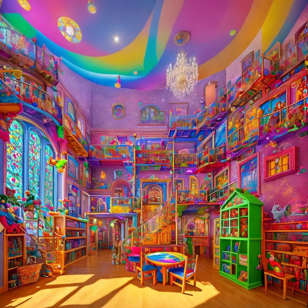 Fotos sala brincar castelo colorido criancas imaginacao
