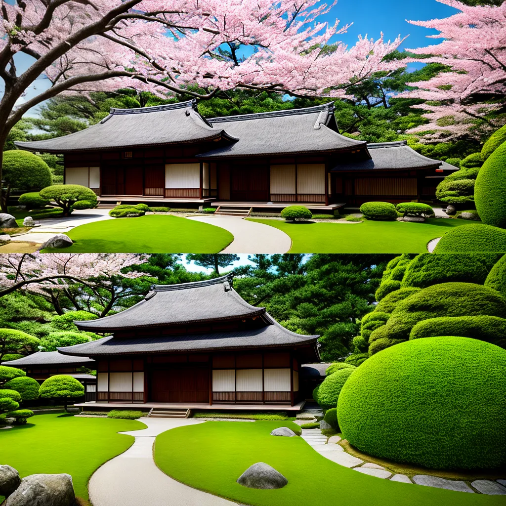 Fotos casa japonesa jardim kois cerejeiras