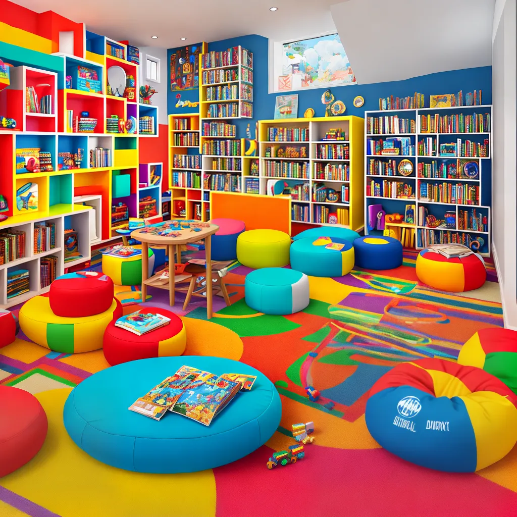 Fotos sala brincar colorida jogos livros Fotos sala brincar colorida jogos livros