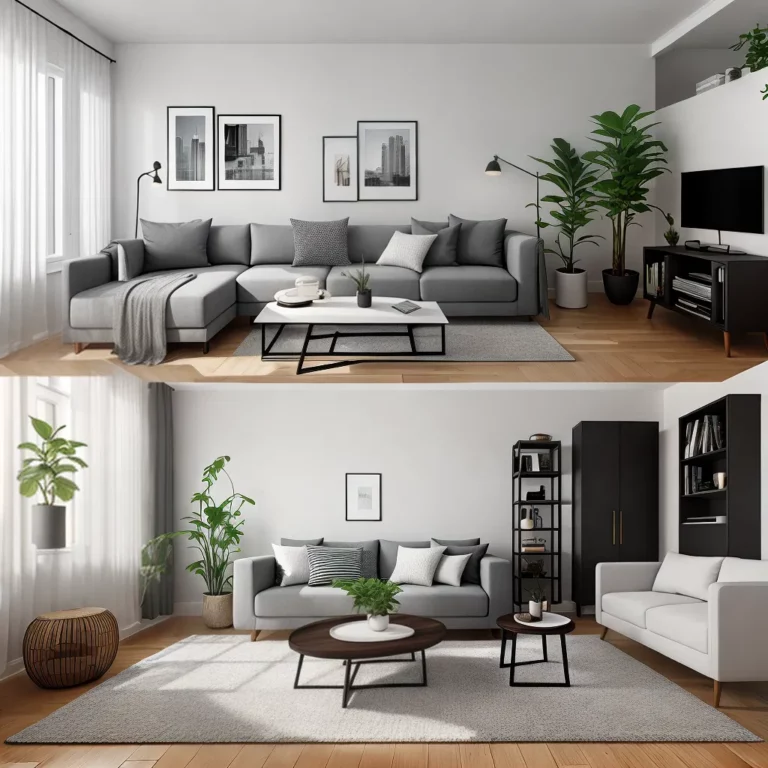 Minimalismo: Decoração de Kitnet com Estilo MODERNO