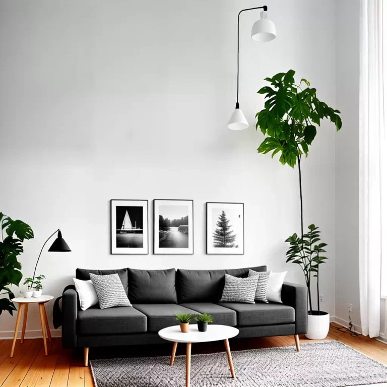 Simplicidade Nórdica: Decoração de Kitnet com Estilo ESCANDINAVO