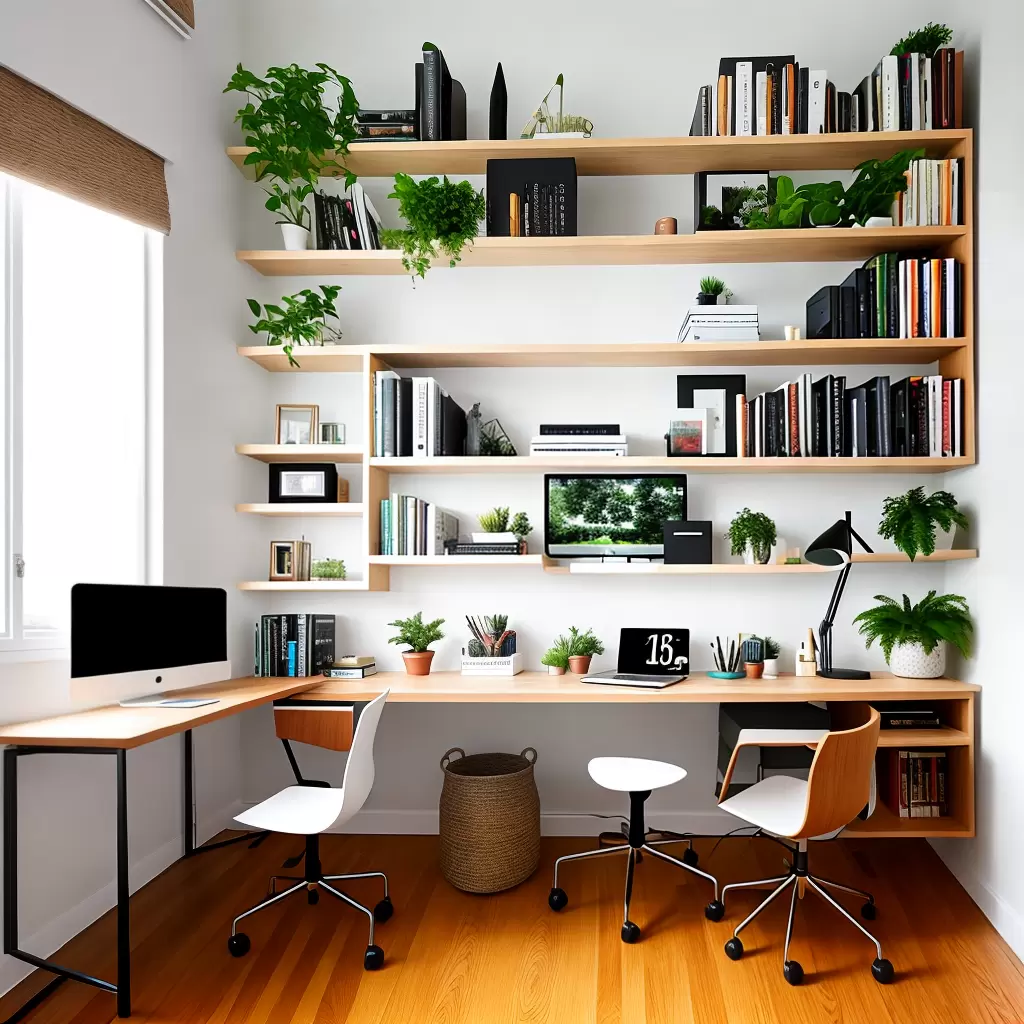 Fotos home office pequeno organizado ergonomico