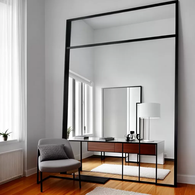 Espelhos na Decoração de KITNETS: Refletindo Beleza