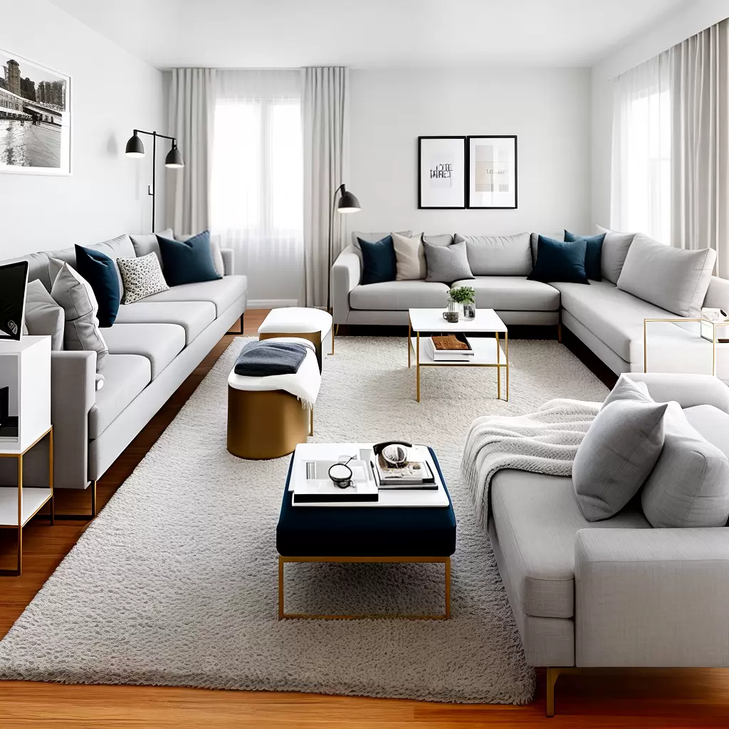 Fotos sofa moderno neutral compacto pillows
