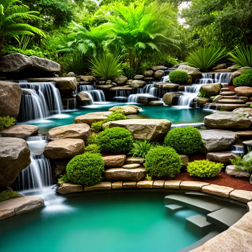 Fotos jacuzzi sereno luz natureza patio