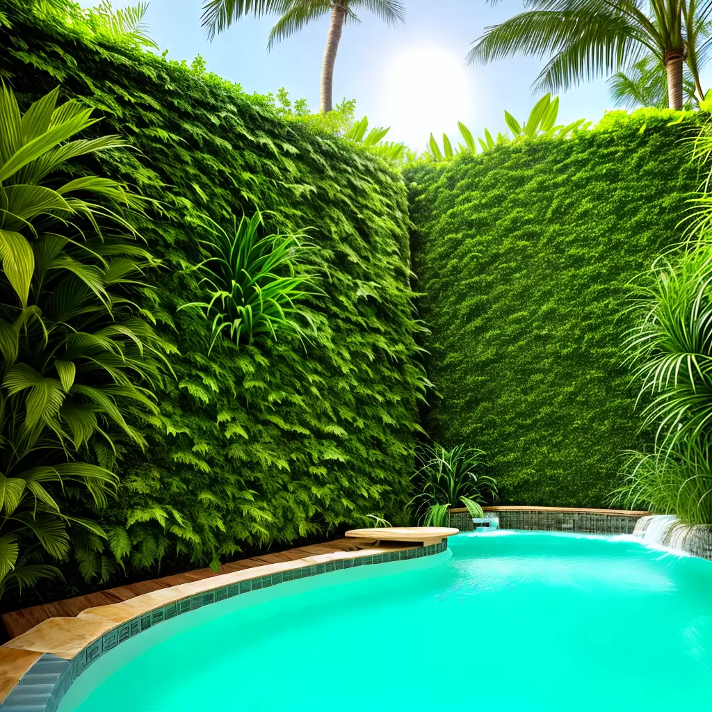 Fotos jacuzzi verde natureza