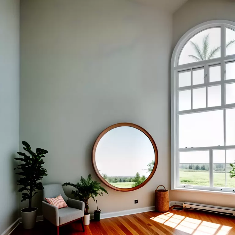 Luz Natural: Maximizando com o Posicionamento de Espelhos Redondos