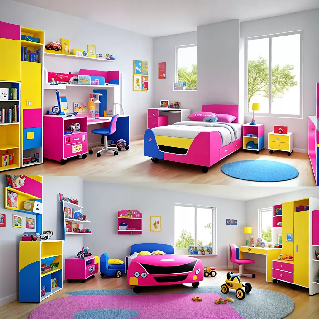 Fotos cama carro infantil diversao sono 1