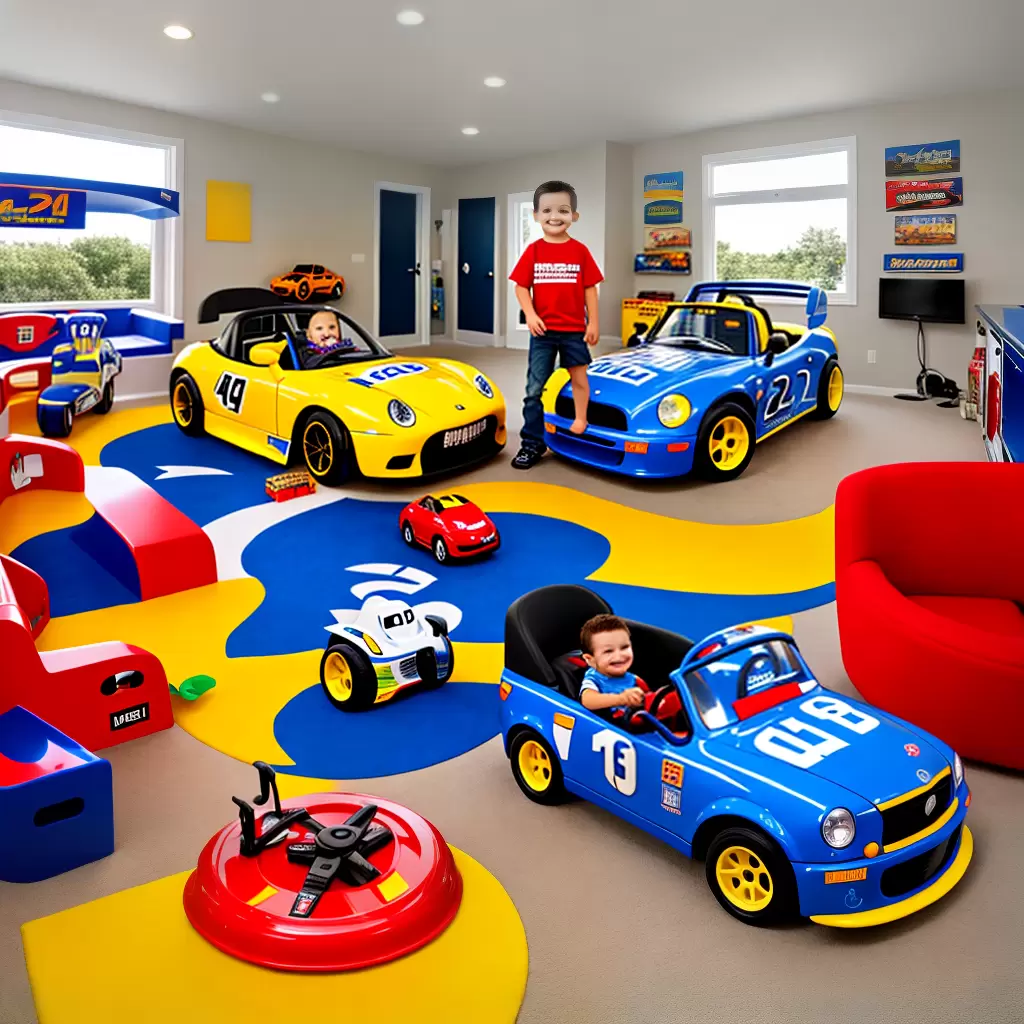 Fotos menino cama carro sorriso pais decoracao