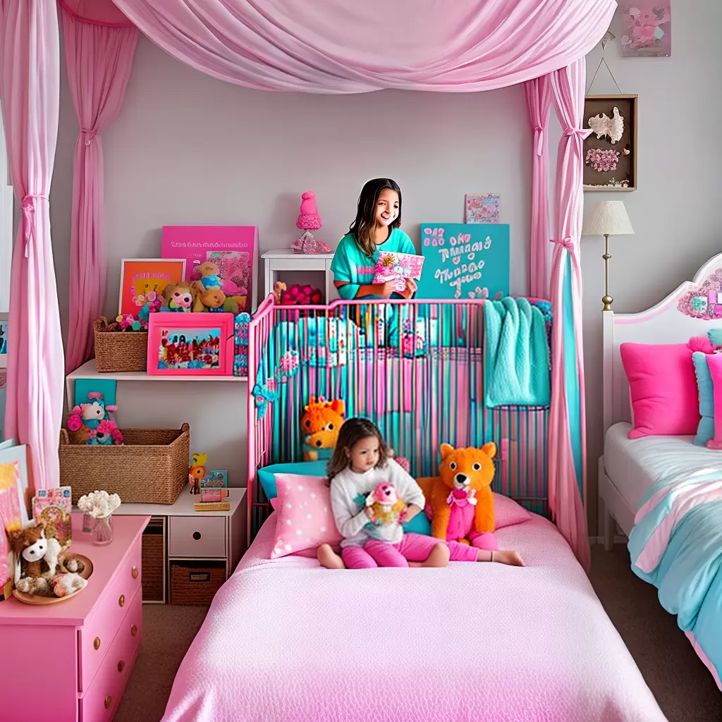 Fotos cama princesa menina decoracao pink