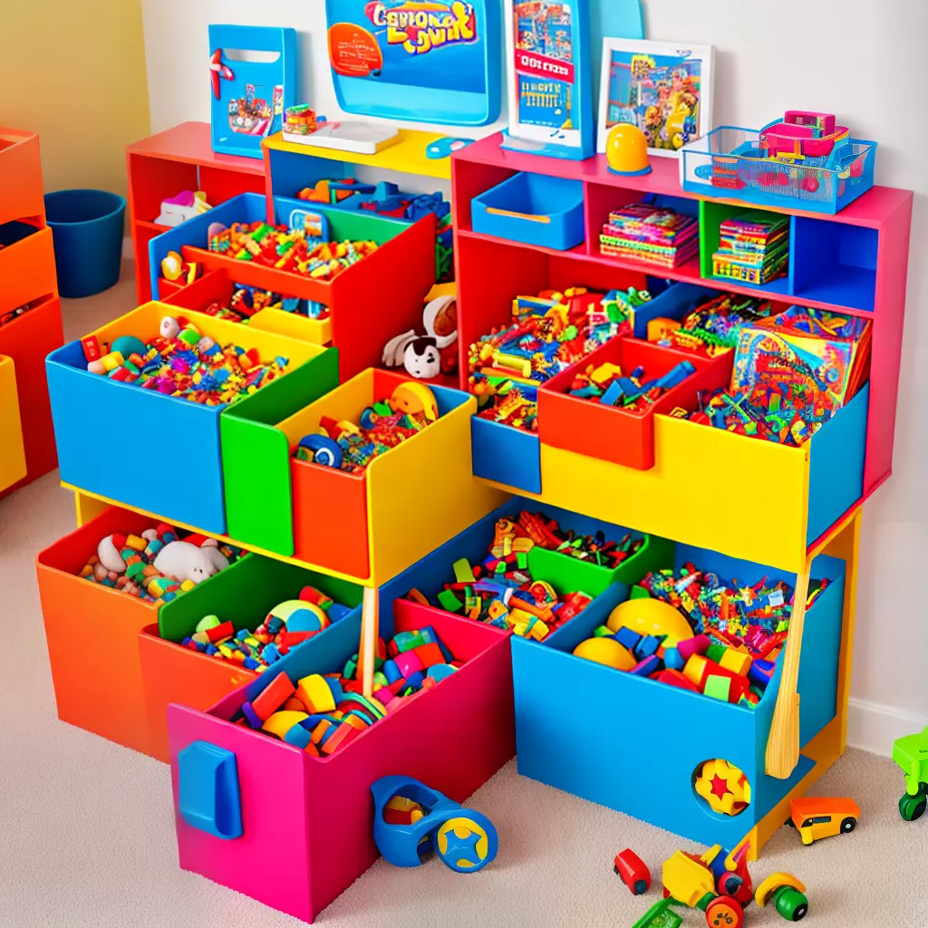 Fotos bau brinquedos mao crianca sala