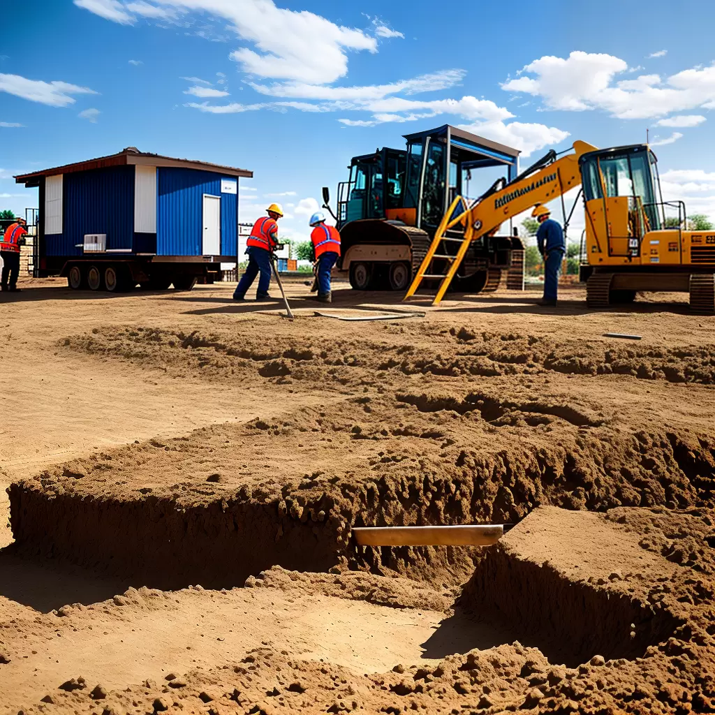 Fotos construcao base forte prevencao