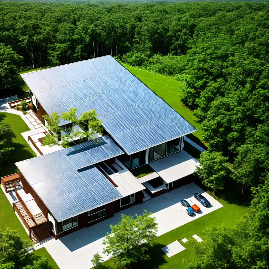 Fotos predio eco sustentavel solar verde