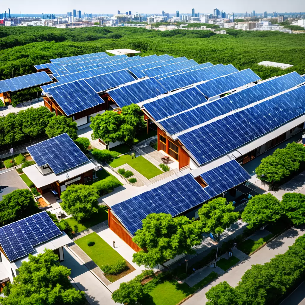 Fotos predio ecologico sustentavel solar
