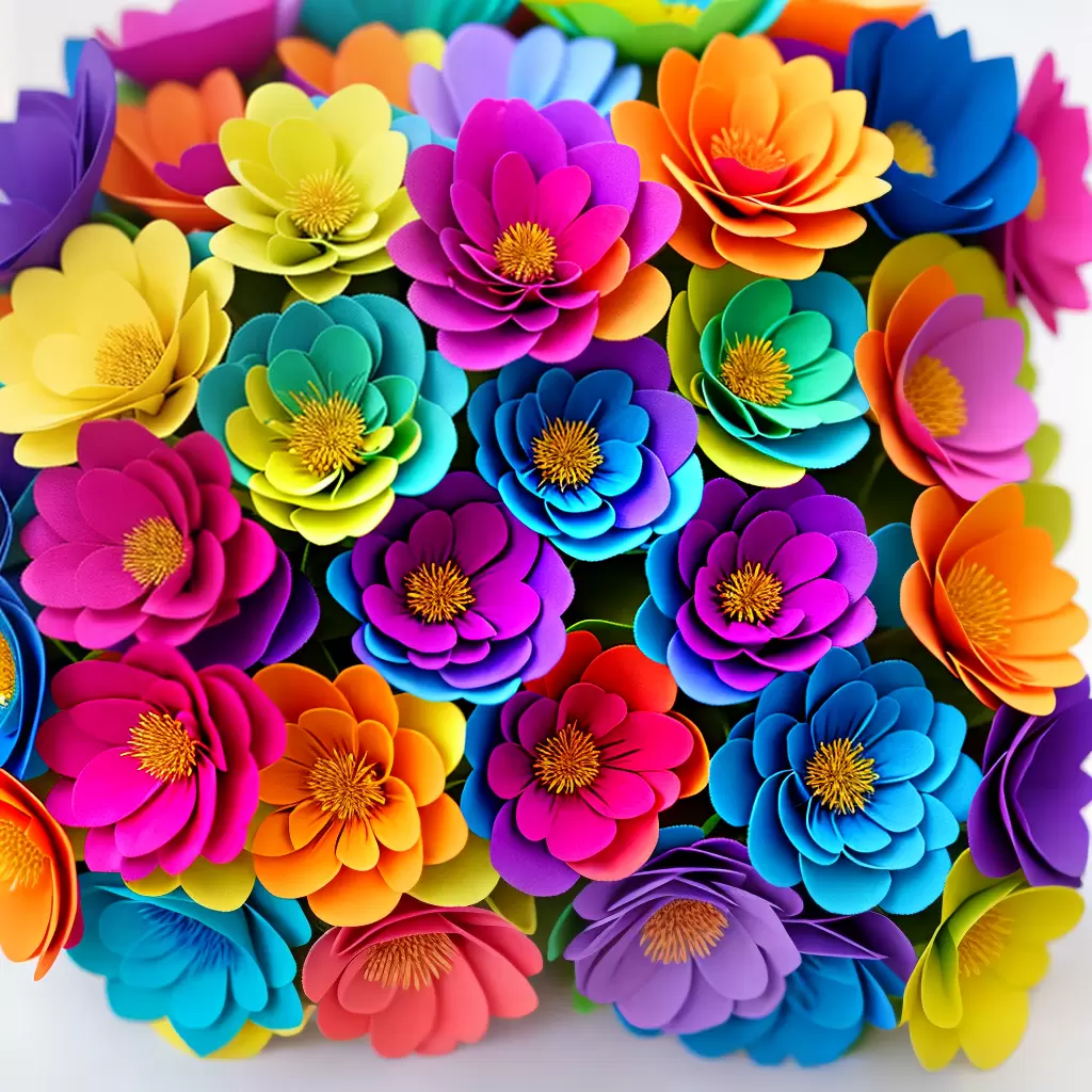 Fotos flores pano tecnicas cores vibrantes