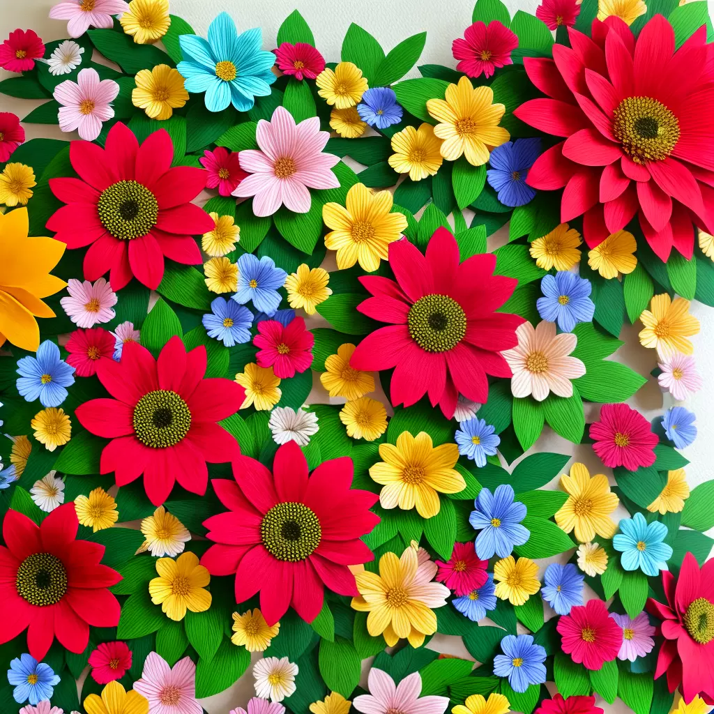 Fotos decor flor artesanal parede