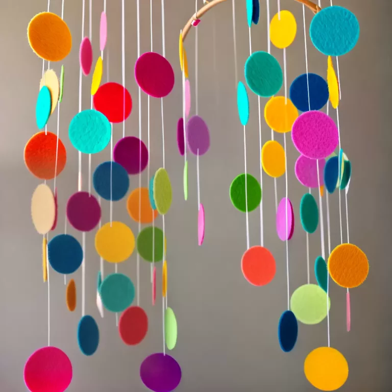 DIY: Crie um mobile de FLORES de feltro para o quarto do bebê